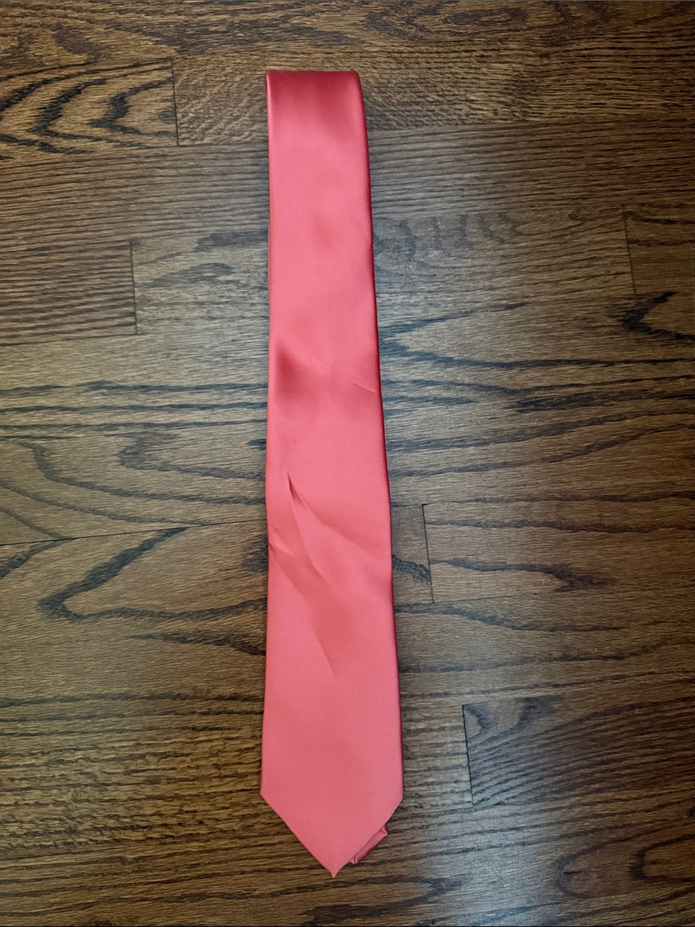 Red Satin Men's Tie - Unbranded